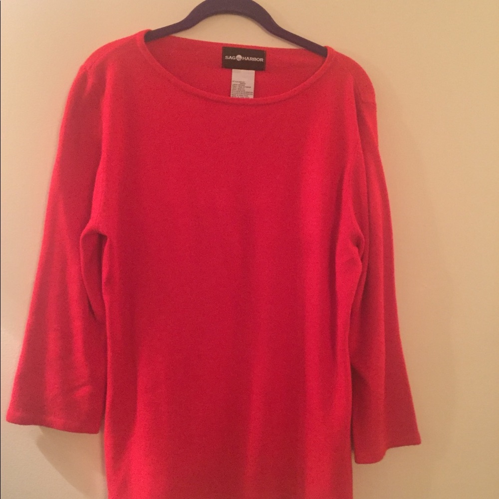 Sag Harbor Red Sweater